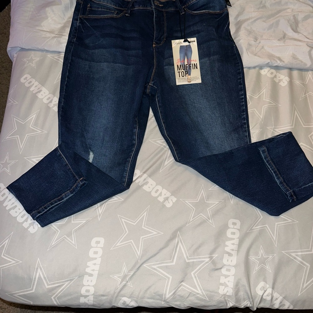 Royalty For Me Dark Blue Skinny Jeans NWT